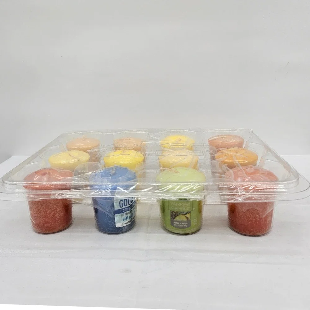 Yankee Candle Votive Sampler Set 12 Pack Pineapple Lemon Coconut Honey Scented